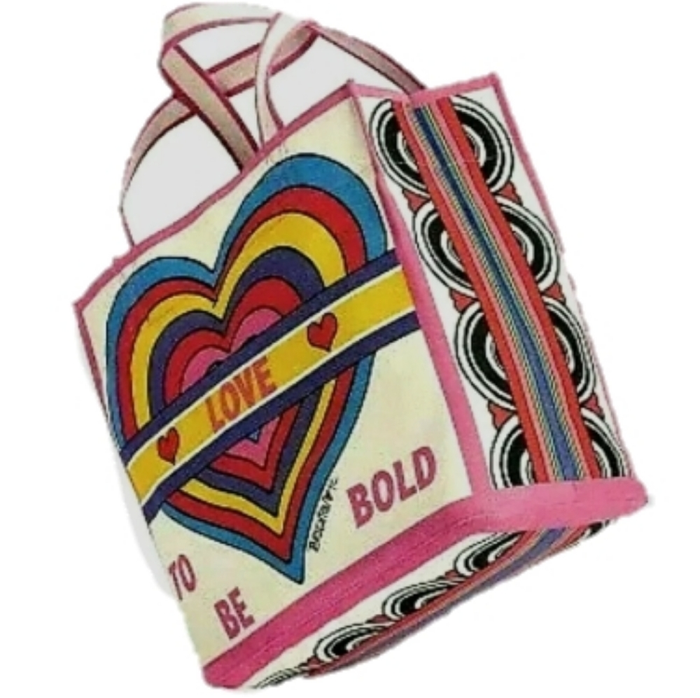 NEW Brighton " Rainbow Bright " Limited Edition Large Canvas Tote.
